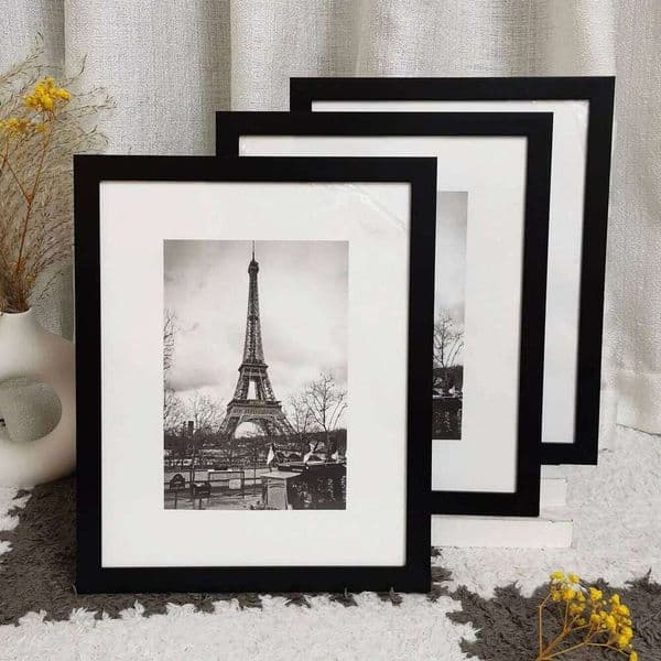 3 Pack Photo Frames Set PVC Stand or Hang Gift & Holiday Decoration | Home Decor Accessories Commemorative Picture frames 26H0225