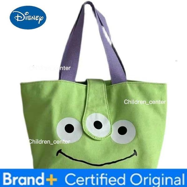 Disney new cute cartoon handbag canvas bag Japanese simple all-match literary one-shoulder lunch box bag H260228