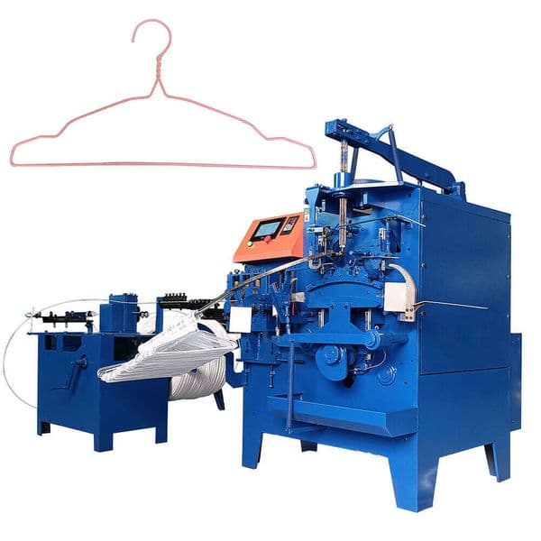 Fully Automatic CNC Coated Wire Hanger Machine for High Speed Production of PVC Coated Clothes Hangers with Advanced PLC Control Technology