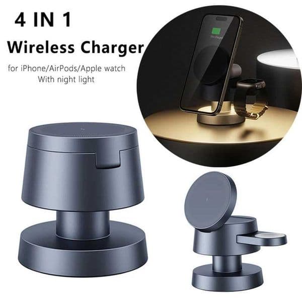 3 in 1 Wireless Charger For iPhone 16 15 14 13 12 Fast Charging Station for Watch 10 9 8 7 6 5 4 Airpods 2 3 Pro X260228