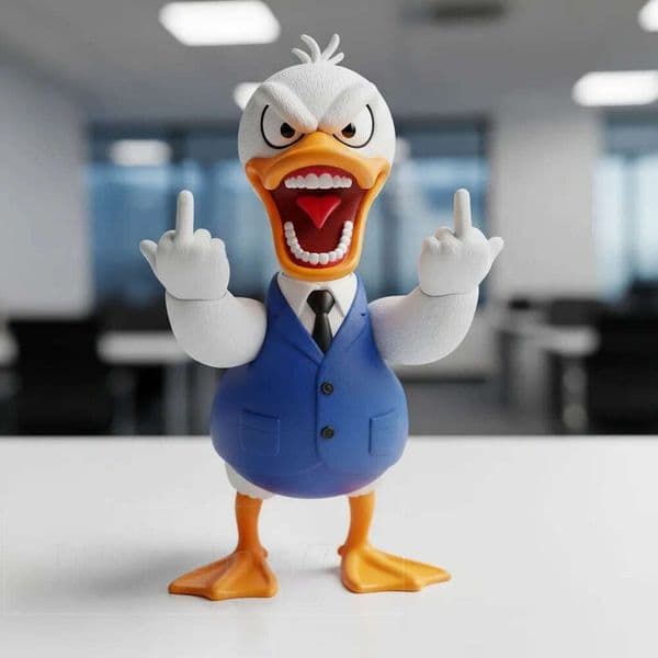 Cross-Border New Animals Gang Angry Animal Figurine Office Desktop Small Ornament YUANSIQI