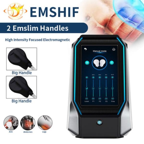 Ems Body Slimming Machine Myoslim With Rf Energy Portable Aesthetic Device For Fat Burning Muscle Toning Reduce Cellulite
