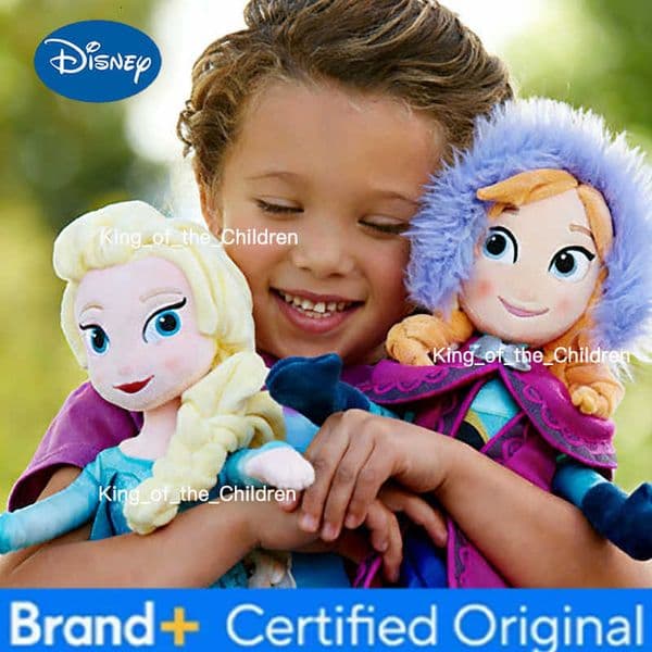 Disney Frozen Anna Elsa Dolls Snow Queen Princess 50cm Anna Elsa Doll Toys Stuffed Olaf Plush Girls Toys Birthday Gifts H260228