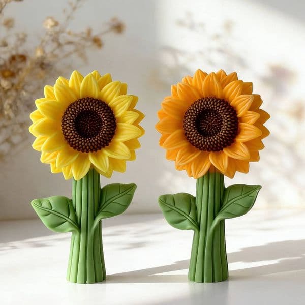 Bestseller Sunflower Gift Silicone Mold DIY for Scented Candle Wax Plaster Aroma Stone Handmade Home Decor ddmySat