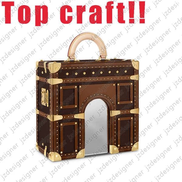 Top Craft Fashion Triumphal Arch Hard Box Designer Bag Cosmetic Box Jewelry Box Arched Door Watch Box Storage Bag Luxury Travel Handbags M11115