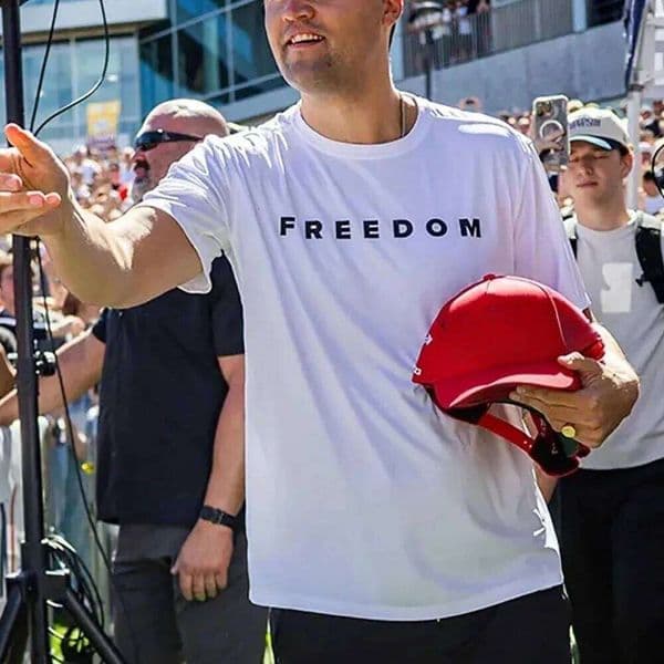 Charlie Kirk Freedom Tee Shirt Short-sleeve Unisex Streetwear High Quality Cotton Tops C260228