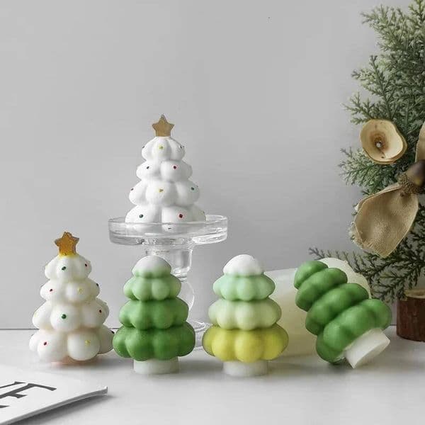 Bestseller Snowman Santa Silicone Mold DIY Aroma Candle Plaster Ornament Epoxy Resin Mould Christmas Tree Decoration ddmySat
