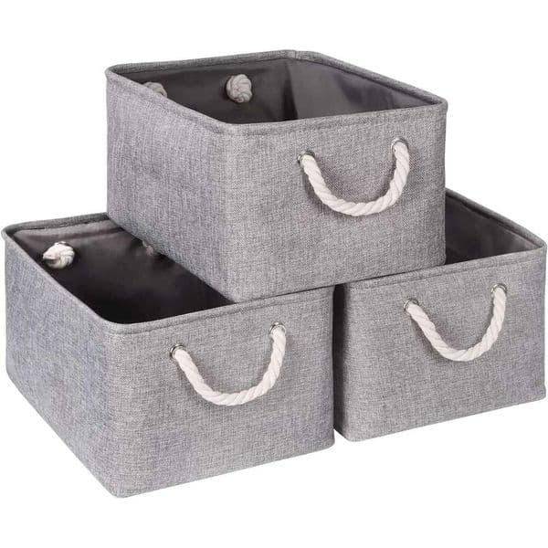 Folding Linen Basket Large-capacity Sundries Sorting Organizer Box for Underwear Socks Kids Toys Books Storage Baskets 26Y0228