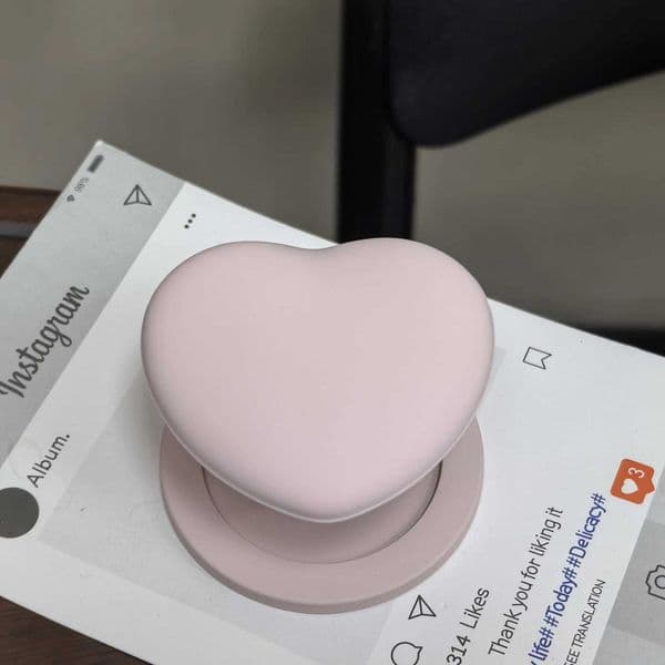 Love Cute 3D Silicone Magnetic Holder Phone Grip Tok Stand Bracket port For iPhone 17 For Accessories Girl GiftJ260601