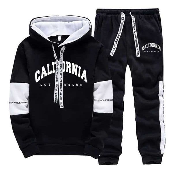Fashion Mens Tracksuit Printing Casual Sweatshirts Outdoor Sports Jogging Man Clothing Single Piece Hoodie Pants Sportswear Q260601