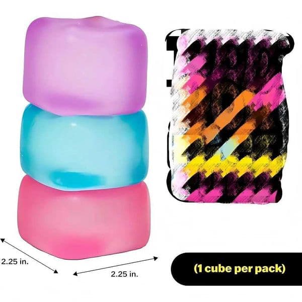 Sensory Schylling Nice Cube Stress Relief AnxieTY Sensory Tool for Focus ADHD Calming Office Desk Gadget Z260601