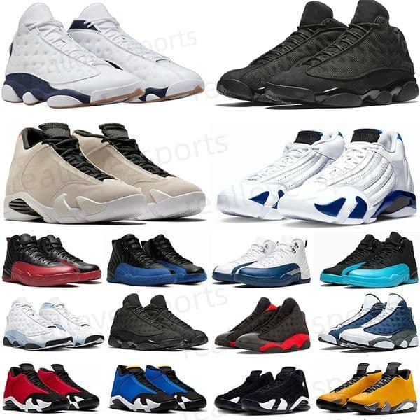 Designer 12 Basketball shoes with box 14s Black University 14 Laney 13s Chicago 13 He Got 12s French Blue Flu Game Sneakers Mens Sport Trainers c1