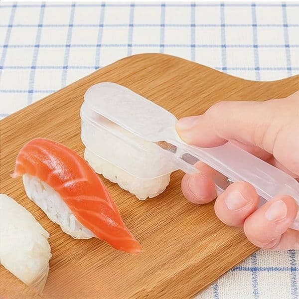 2pcs Sushi Mold Set - Non-Stick DIY Sushi Maker Kit Easy-Clean Polypropylene for Homemade SushiBento Boxes Parties 260529