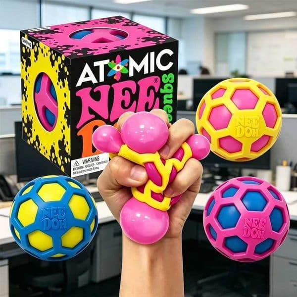 NeeDoh Squishy Schylling Atomic Stress Relief Ball Squishies Blind Box Stress Relief Toy Sensory NeeDoh Fidget Toy Party Gift // L260601ENXG