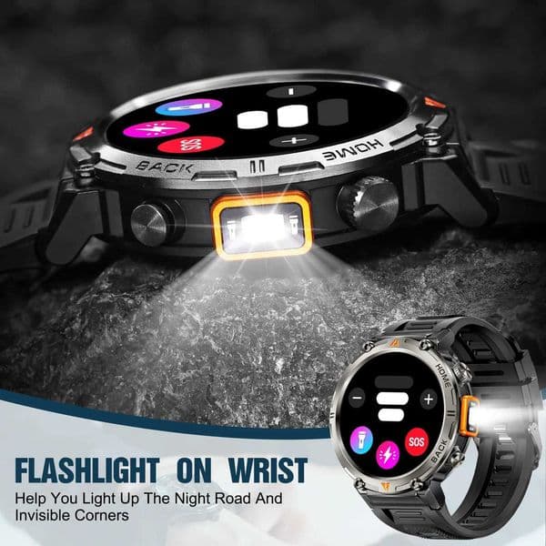 EIGIIS KE3 2025 New Call smartwatch for men Fl Touch Sn With Health Monitor rate Flashlight Smart watchJ260601