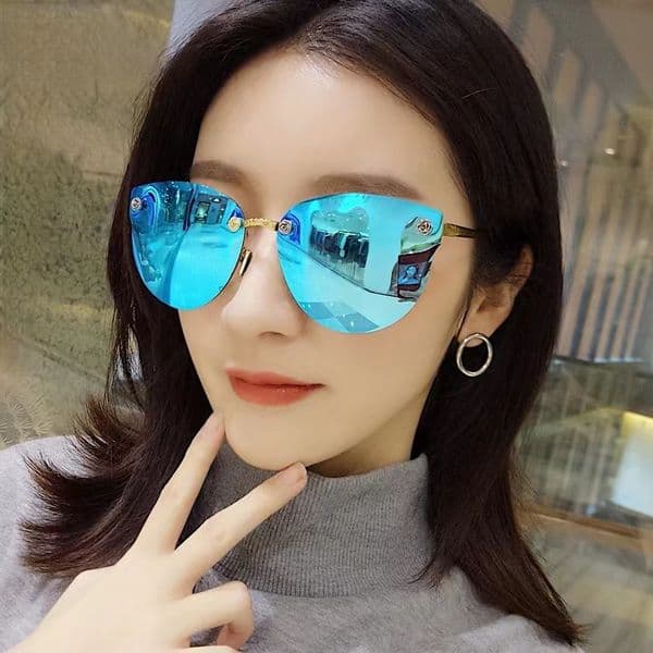 New Women's Polarized Sunglasses, Fashion, UV Protection, Cat-Eye Colorful Sunglasses 82