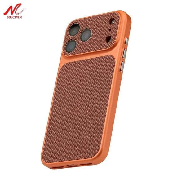 Fabric Techwoven For Magsafe Case 13 14 15 16 12 17 Pro Max Ultra Slim PC Plating Magnetic Matte Cover for iPhone Air