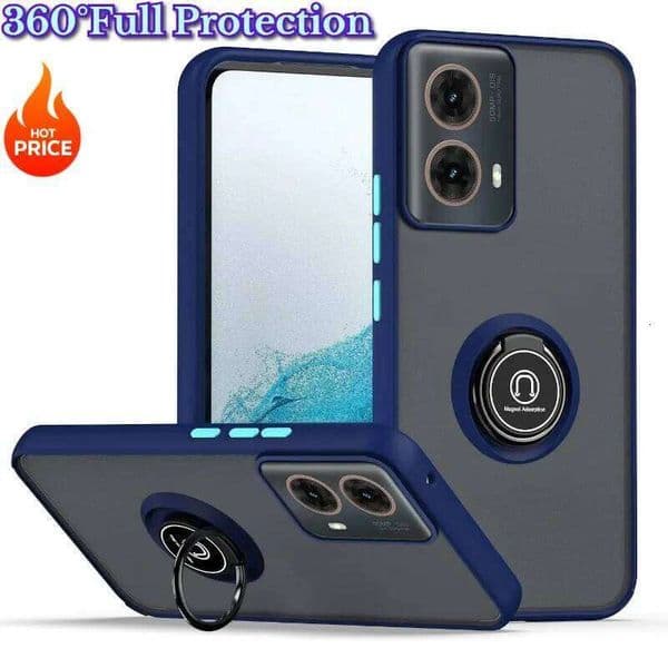 Hot Sales 360°Rotate Bracket Armor Cases for Motorola G86 G56 Edge 60 Pro Fusion Shockproof Car Magnetic Matte Protective Cover