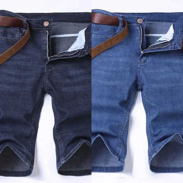 New Denim Shorts for Men in Spring and Summer of 2025 Loose and Versatile Trendy Brand Business Casual Denim Shorts L260529
