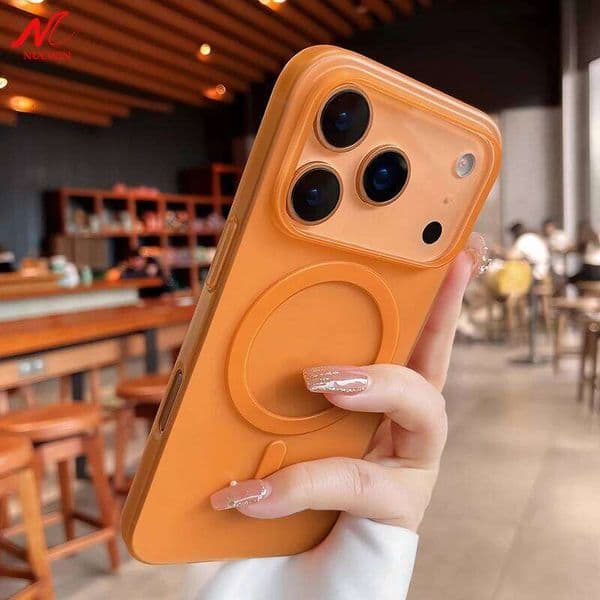 Men Women Matte Ultra Thin PC Magsafe Case 17 Air Wireless Charge Cover for iPhone 16 15 Pro Max Plus