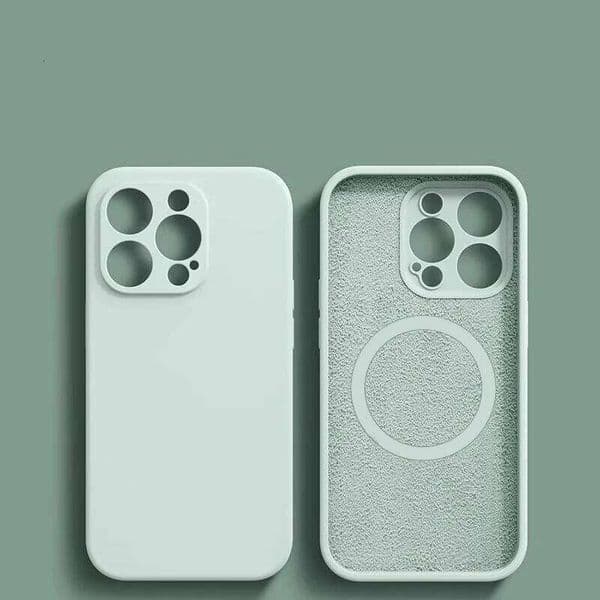 2024 NEW Liquid Silicone Magnetic Case For iPhone 14 13 12 11 Pro Max 15 Plus Accessories Wireless Charge Cover 26Y0601