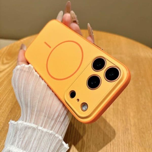 Magnetic For Case For iPhone 17 Air 11 12 13 14 15 16 Pro Max Plus Wireless Charging Matte Soft Silicone Shockpoof Cover Z260601