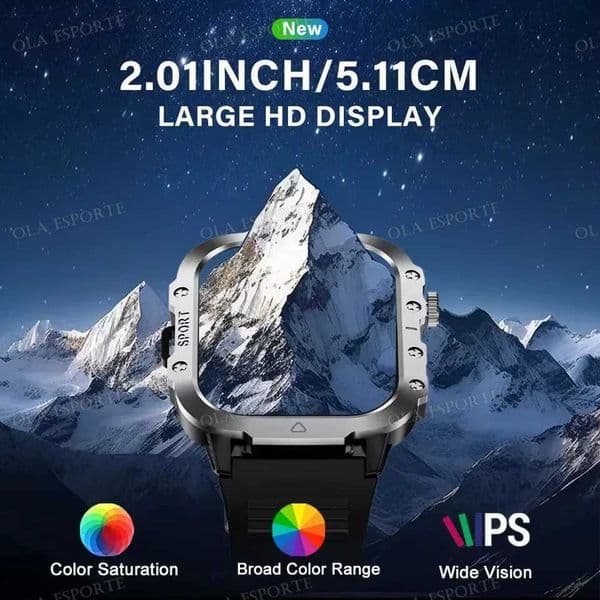 2025 New LED Mens Smartwatch Talking Smartwatch Mti Sport Mode Health Monitor Outdoor Sport Smart Watch For AndroidJ260601