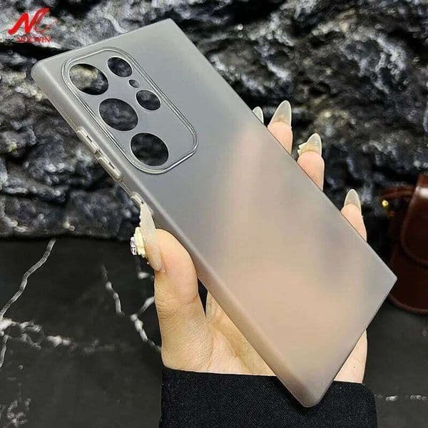 Thin PP Case For Samsung Galaxy S25 S23 S22 Ultra S24 FE S21 Plus Note 20 A54 A34 A53 A33 Slim Mat Clear Shockproof Cases