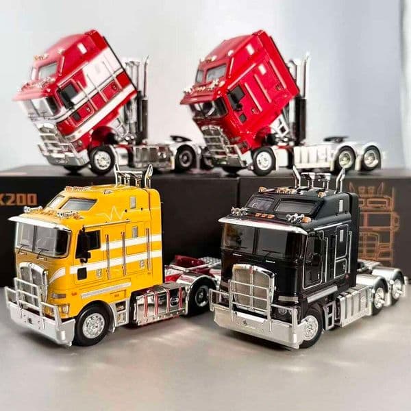 MJ Diecast Alloy 1:64 Australia Trailer Head Kenworth K200 Prime Mover TractionTransporter Vehicle Truck Model Metal Toy 26Y0601
