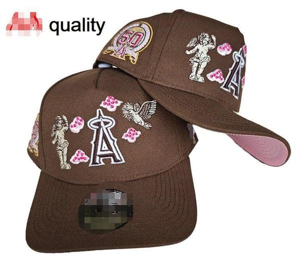 2026 Men's Classic cap ANGELS Flat Peak 2025 World series Snapback Strapback Heart Full Size Closed Caps Fashion Hip Hop Women Baseball Sports All Team Fitted Hats a7