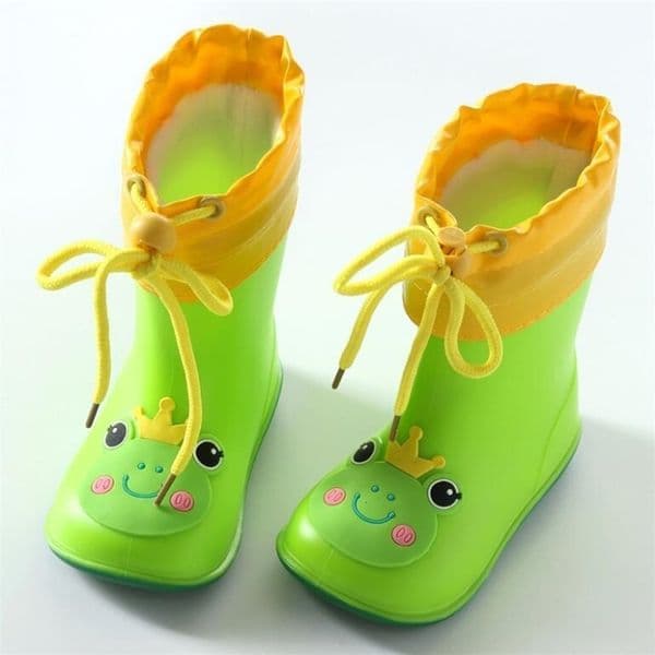 Classic Childrens Shoes PVC Rubber Kids Baby Cartoon Shoes Water Shoes Waterproof Rain Boots Toddler Girl Rainboots Size 13-20260514ww