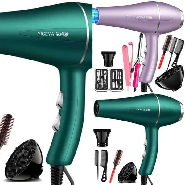 220V Hair Dryer Professional 1200W Gear Strong Power Blow Hair Dryer Brush For Hairdressing Barber Salon Tools Hair Dryer Fan Z26060186ID