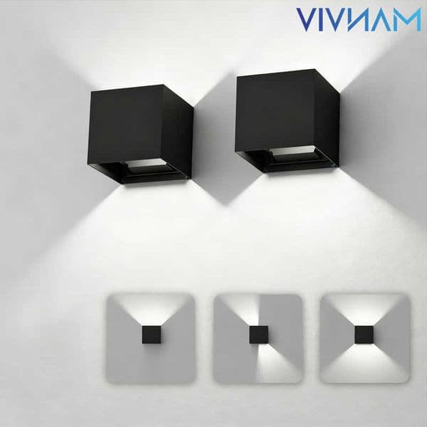 Lamp LED Wall 7W 100-240V Outdoor / Indoor Porch Garden Wall Lamp For Bedroom Bedside Lighting Up and Down Adjustable Wall Light S260601