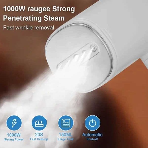 New Handheld Garment Steamer Foldable Portable Clothes Ironing Machine for Home Travel Electric Garment Hanging Steam Iron C260601