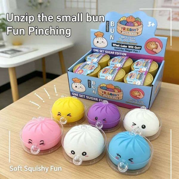 Cute Spit Bubble Dumpling Squishy Pinch Slow Rebound Soft Ease Anxiety Squeeze Ball Office Home Decorat Kid Adults Perfect Gifts 26L0601