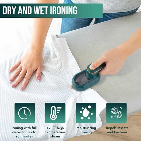 Electric Garment Steamer Manual Steam Iron for Clothes Mini Hand Clothing Steamer Machine Portable Handheld Collapsable 110-220V C260601