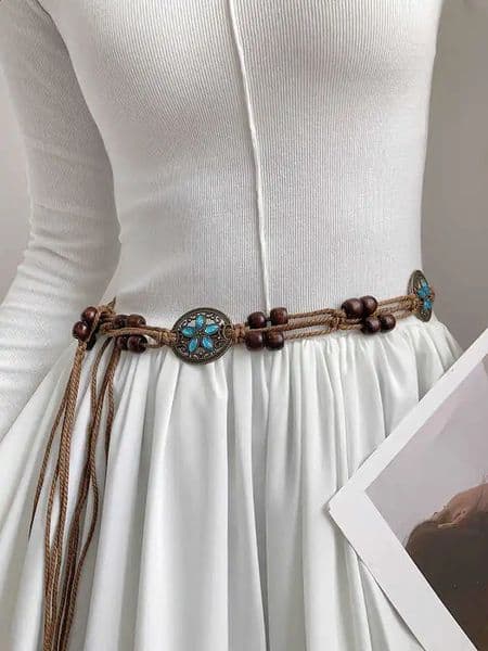 Crafting a waist belt for women this summers retroethnic style cord is versatile and exclusive highend decorativ 260526
