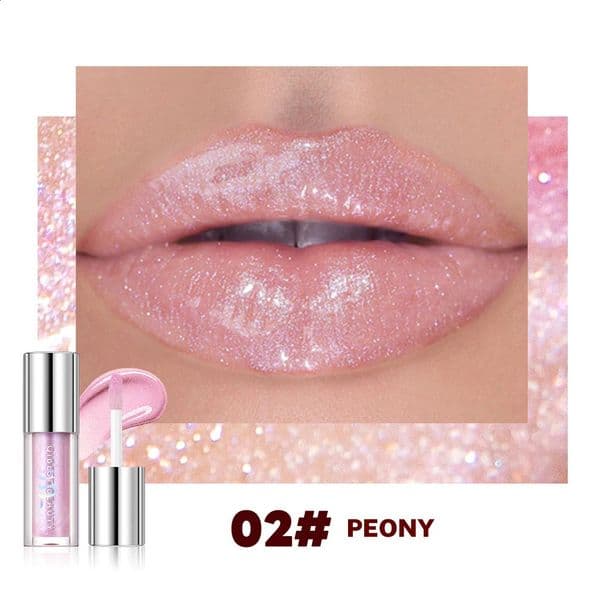 Qi 8 Colors izing Diamond Shimmer Glitter Lip Gloss Makeup Sparkling Liquid Lipstick Pearl Lipgloss Tint 260601