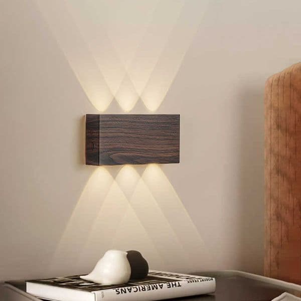Designed LED Minimally Charging Wall Lamp 4000mAh Touch Three Color Wiring Free Indoor Decoration Bedside Corridor Bedroom Light S260601