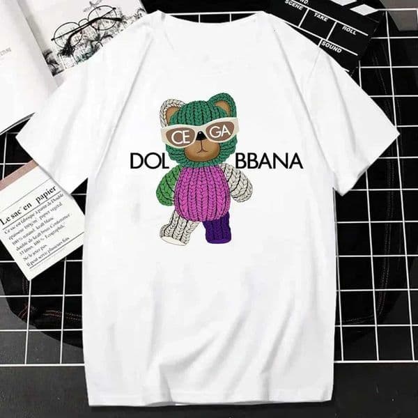 Purchase Fashion T-shirts Short-sleeved T-shirts with Summer Letter Patterns Loose and Breathable Parent-child Casual T-shirtsT260601