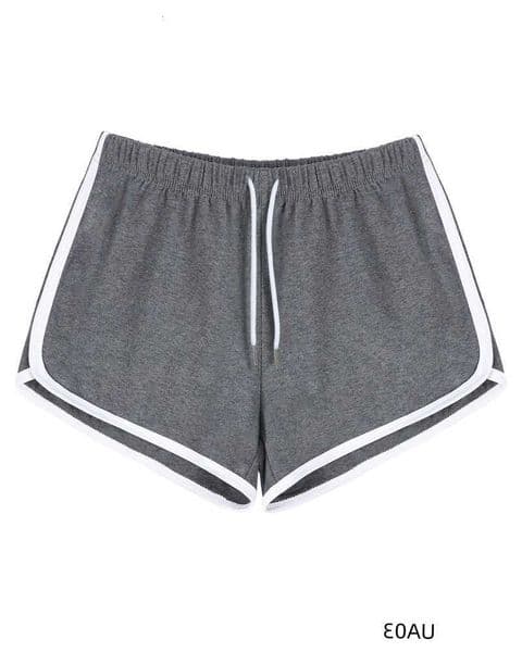 Summer Womens Casual Solid Cotton shorts Gym Workout Fitness Pants Loose Student Comprehensive Training Short C260601