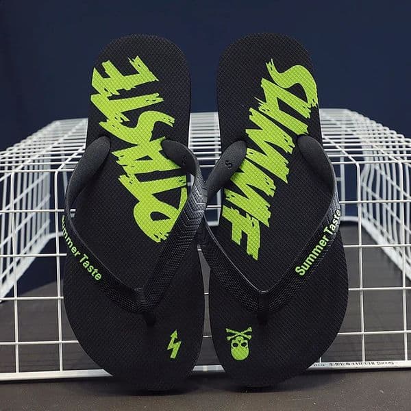 Flip-flops Mens Summer Soft Sole Non-slip Flip-flops Youth Leisure Beach Sandals Sandalias De Fiesta Elegantes 260601