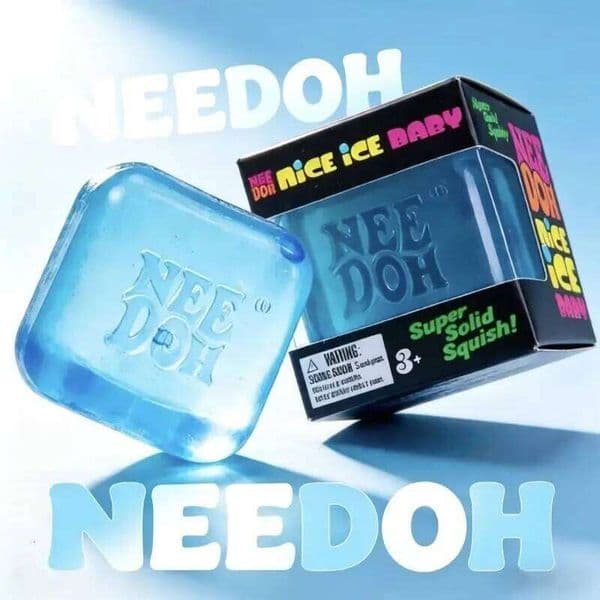 Needoh Nice Stress Reliever Fidget Tool Anxiety Focus Desk Sensory Cube for Adults & Kids 26Li0530