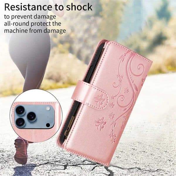 Flip Leather Luxury Phone Case for IPhone 17E 16E 17 Air 16 15 Plus 14 13 12 11 Pro Max XS XR Wallet Card Slot Purse Cover Coque Z260601