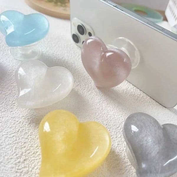 -shaped Resin aron-colored port Folding Phone Stand for Iphone 17 S26 Grip Tok Bracket HolderJ260601