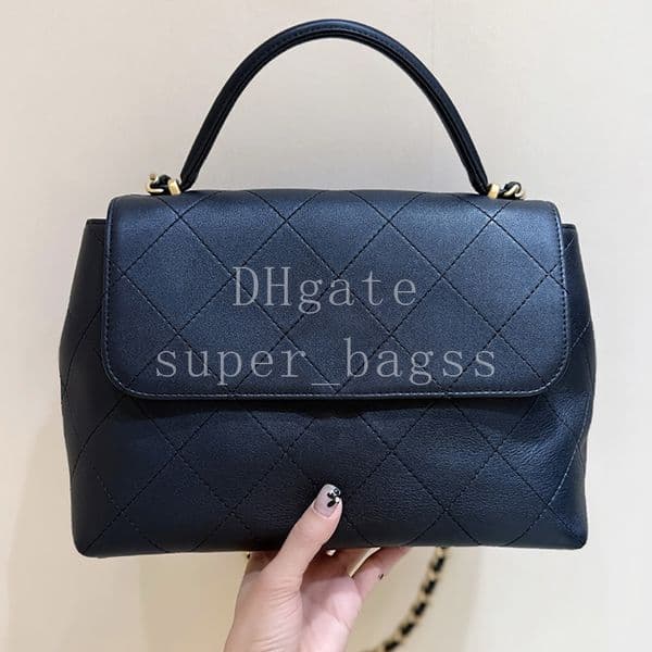 Top Handle Bag Luxury designer bag 20.5CM Tote briefcase chain bag calfskin shoulder bag OEM Original Quality crossbody bag with gift box 25SAS5467A