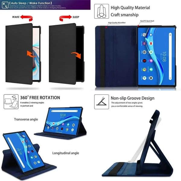 Case For Samsung Galaxy Tab A11 87 inch2025 SM-X130 Rotating Smart Flip Stand PU FundaGalaxy Tab A11 Plus SM-X230 X233 11Cover X260529
