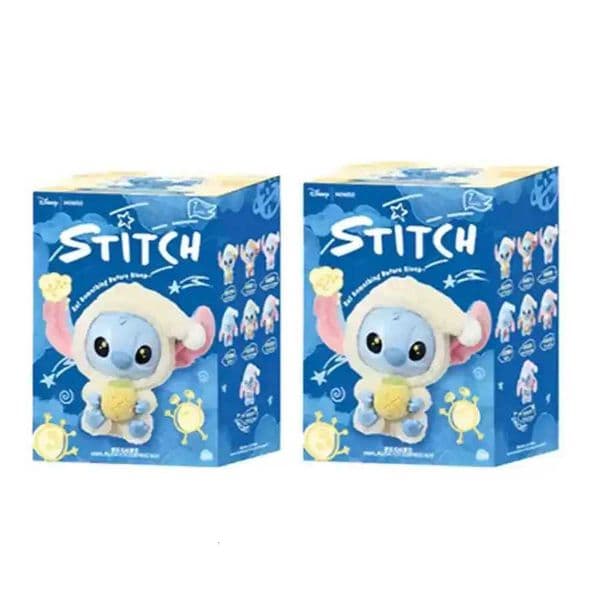 Nwe Miniso Stitch Eat Some Thing Before Sleep Series Vinyl Blind Box Bag Pendant Cute Doll Mystery Box Toy Adult Gift H250923 Y260530