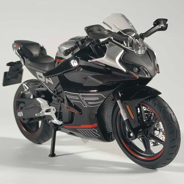 112 CFMOTO 450SR RACE REPLICA Alloy Metal Diecat Model Motorcycle Sound Light High Simulation Collection Ornaments Gifts Boy L260601