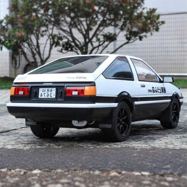 JDM 118 Toyota AE86 TRUENO Drift Racing Alloy Metal Diecast Model Car Mini GT Trendy Ornaments Initial D Themed Present Friend L260601